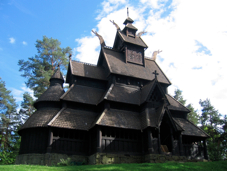 Stave Church (side), Norsk Folkemuseum, Oslo 