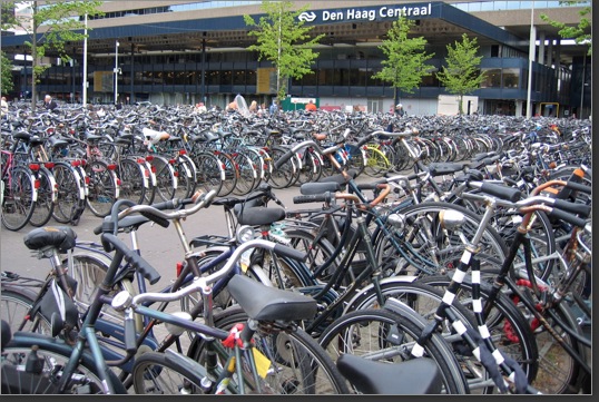 Bicycles in the Hague